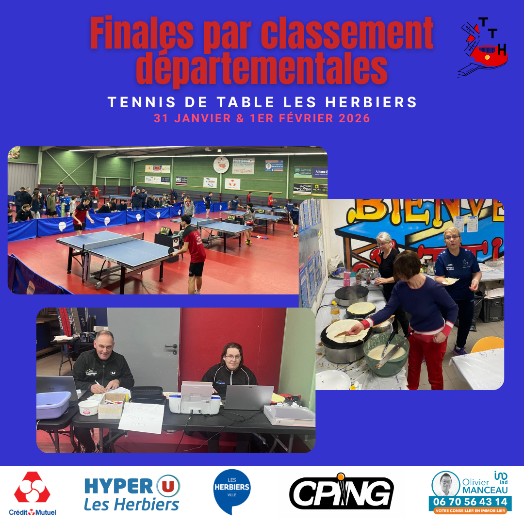 FINALES PAR CLASSEMENT DEPARTEMENTALES - LES HERBIERS